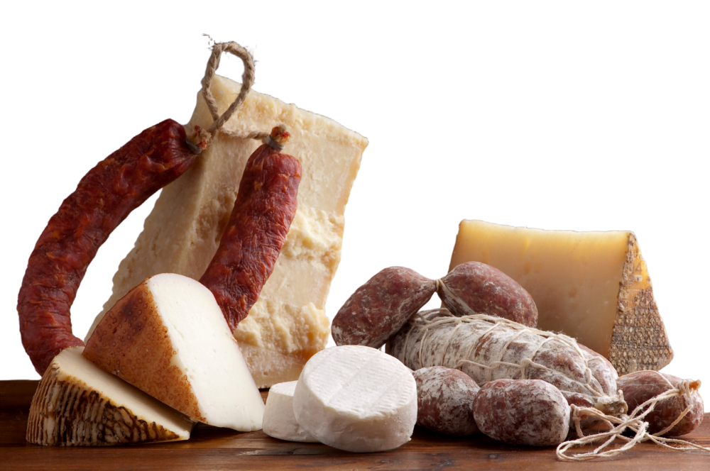 Embutidos y quesos